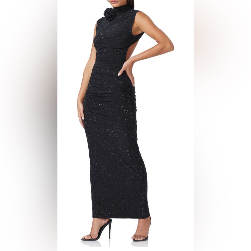 AFRM ROSETTE RHINESTONE MAXI DRESS - Picture 4 of 4